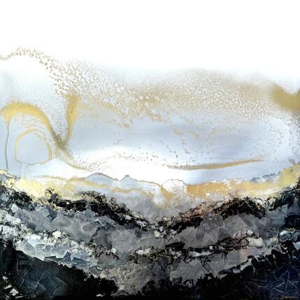 Painting 1457 Poésie Minérale by Depaire Silvia | Painting Abstract Acrylic Landscapes, Minimalist