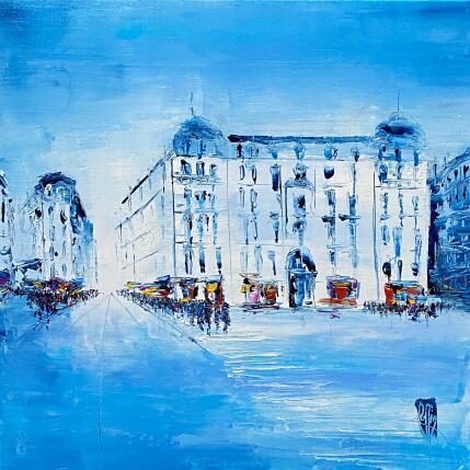 Peinture Place des Jacobins par Raffin Christian | Tableau Figuratif Huile Urbain