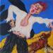 Peinture Toufou en ballade.  par Garilli Nicole | Tableau Figuratif Scènes de vie Acrylique