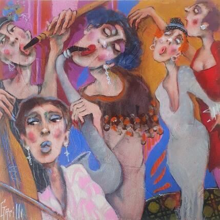 Peinture soul music atmosphere. par Garilli Nicole | Tableau Figuratif Acrylique Scènes de vie