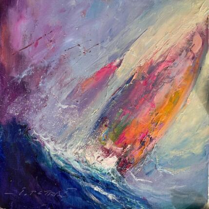 Peinture Sailing of Hope par Petras Ivica | Tableau Impressionnisme Huile Paysages