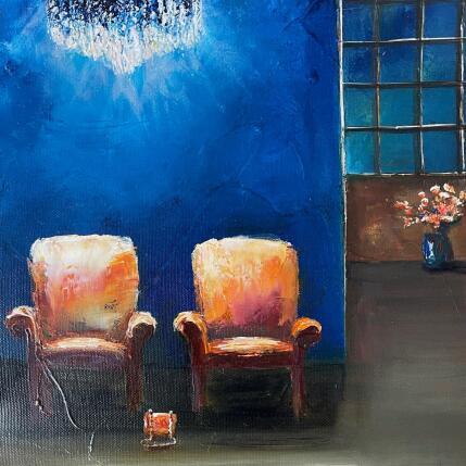 Peinture a sa place par Vinnie | Tableau Figuratif Huile