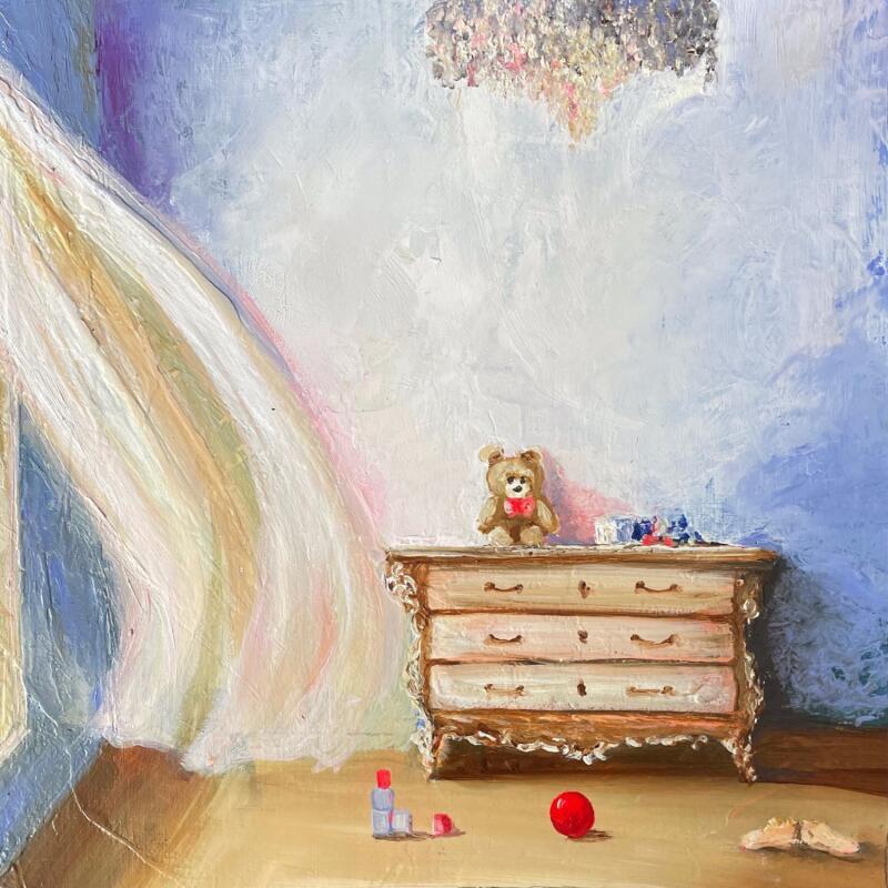 Peinture immobile par Vinnie | Tableau Figuratif Huile