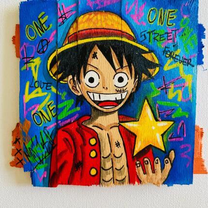 Peinture Étoile par Molla Nathalie  | Tableau Pop-art Acrylique, Bois, Posca Icones Pop