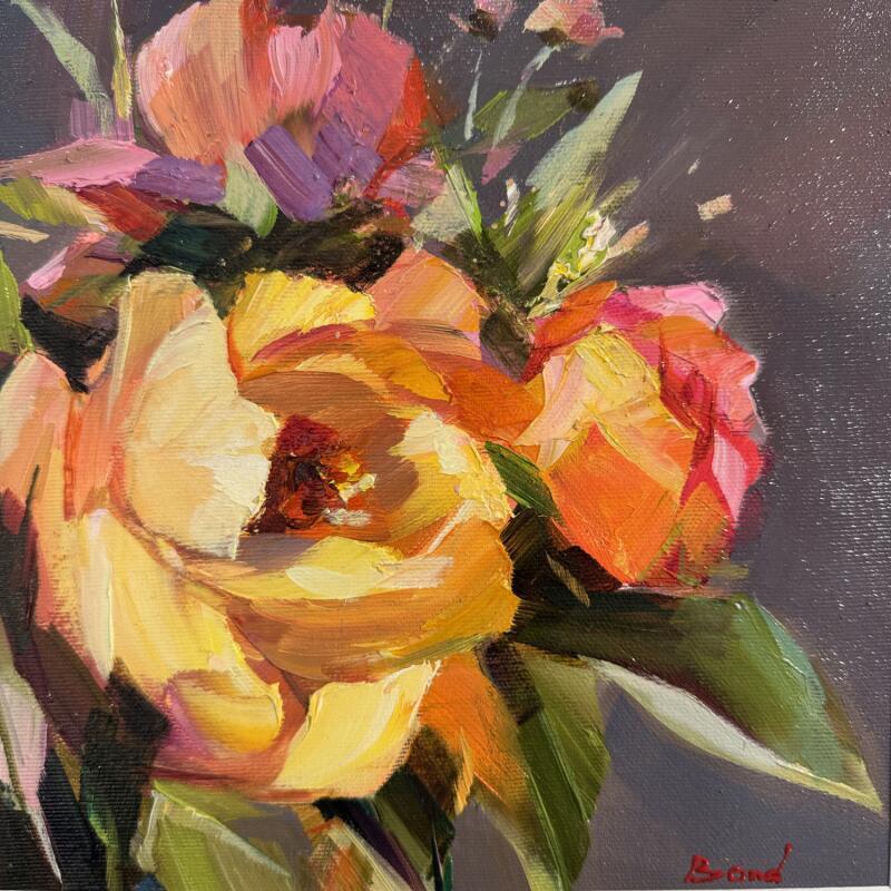 Painting Tenderness that never withens by Bond Tetiana | Painting Figurative Oil