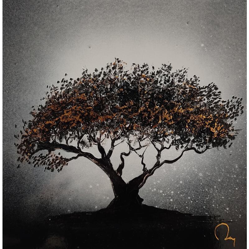 Painting Provence by Rey Julien | Painting Figurative Gold leaf