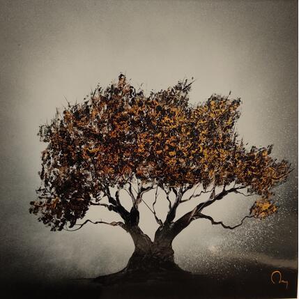 Painting Crusade by Rey Julien | Painting Figurative Gold leaf