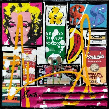 Peinture Tribute to Andy par Costa Sophie | Tableau