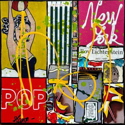 Peinture POP NY (R. Lichtenstein) par Costa Sophie | Tableau