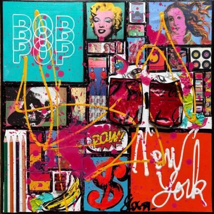 Peinture POP NY (WARHOL) par Costa Sophie | Tableau