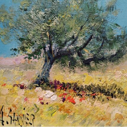 Pintura Olivier en Grèce por Sannier Daniel | Pintura Impressionism Aceite Paisajes