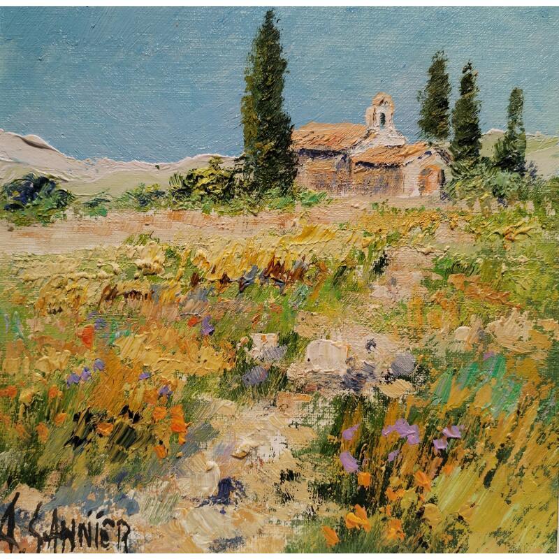 Painting st Sixte by Sannier Daniel | Painting Impressionism Landscapes Oil