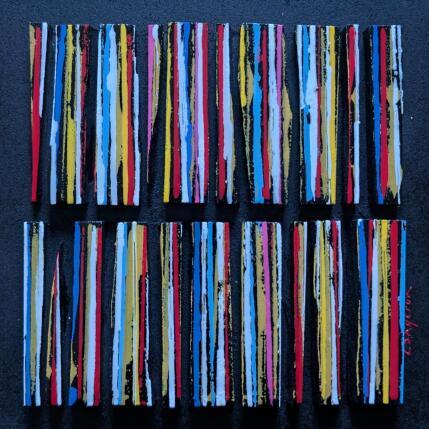 Painting Bc20 street multi ocre by Langeron Luc | Painting Subject matter Acrylic, Resin, Wood Pop icons