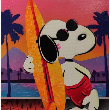 Painting Photo bord de mer by Lemoine Mael | Painting Pop-art Acrylic, Graffiti Pop icons