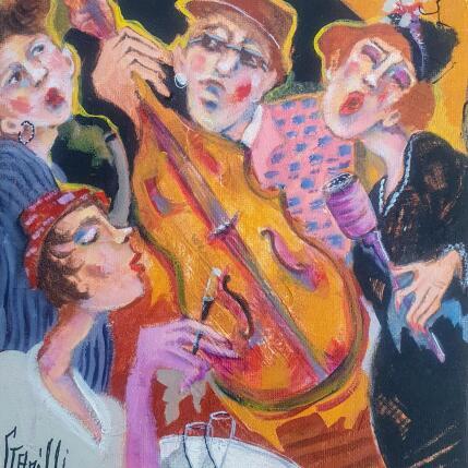 Painting just for her.  by Garilli Nicole | Painting Figurative Acrylic Life style, Pop icons