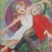Painting dance in love.  by Garilli Nicole | Painting Figurative Life style Acrylic