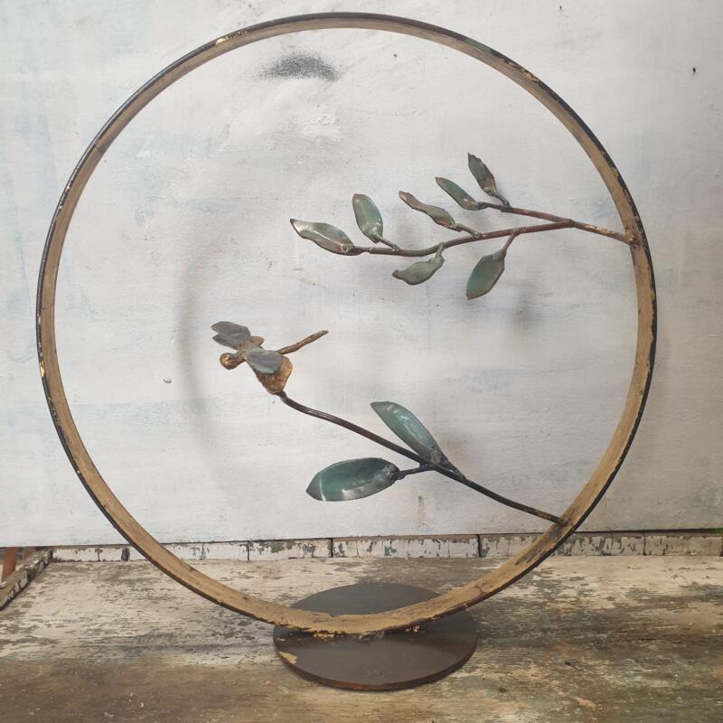 Sculpture La libellule  by Eres Nicolas | Sculpture Figurative Animals Metal