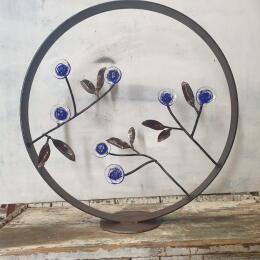 Escultura Bouquet de bleuets  por Eres Nicolas | Escultura Figurativo Metal Animales