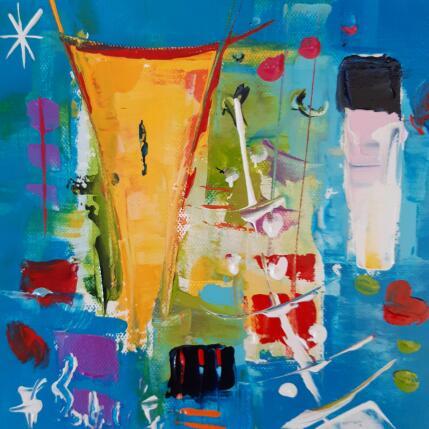 Painting Le phare de la connaissance by Bastide d´Izard Armelle | Painting Abstract Pop icons