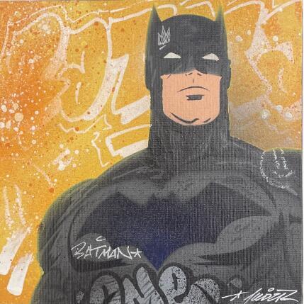 Painting Batman by Lemoine Mael | Painting Pop-art Acrylic, Graffiti Pop icons