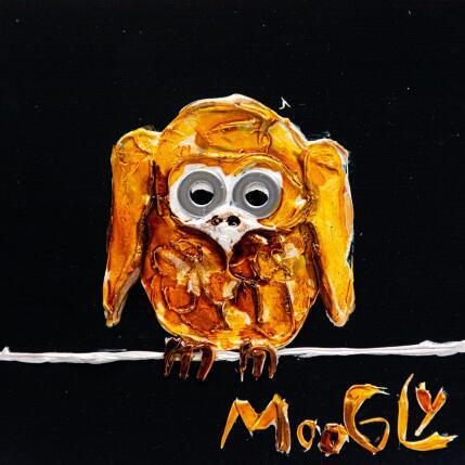 Gemälde VERTIGINUS von Moogly | Gemälde Art brut Acryl, Harz, Pigmente Tiere