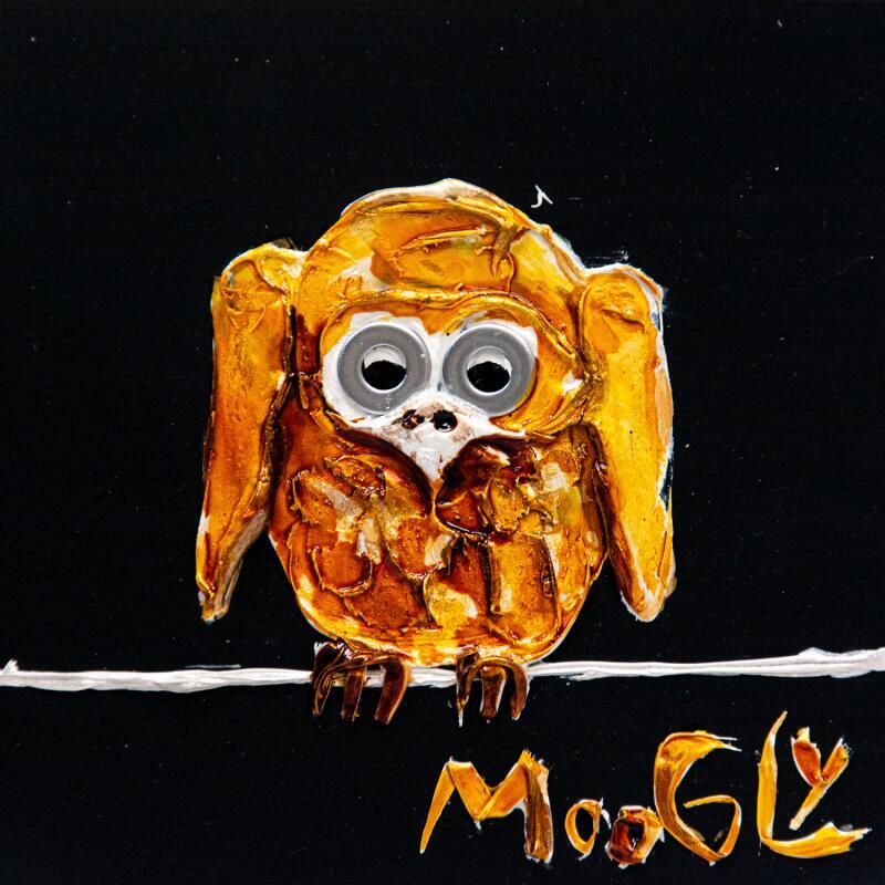 Painting VERTIGINUS by Moogly | Painting Raw art Animals Acrylic Resin Pigments