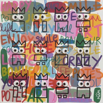 Painting MELTING POTES by Mam | Painting Pop-art Acrylic Pop icons, Society