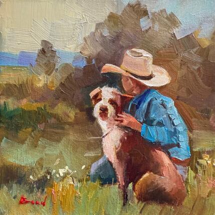 Painting Harmony Without Witnesses by Bond Tetiana | Painting Figurative Oil Pop icons