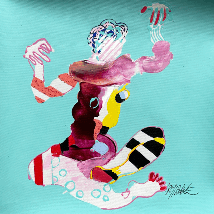 Painting Petite abeille by Cressanne | Painting Figurative Nude, Pop icons