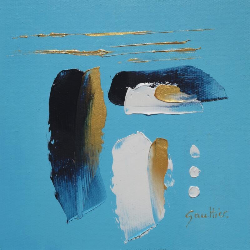 Gemälde Iroise von Gaultier Dominique | Gemälde Abstrakt Minimalistisch Öl