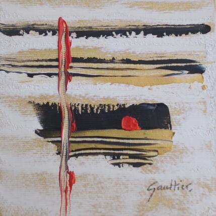 Painting Mise au point by Gaultier Dominique | Painting Abstract Oil Minimalist