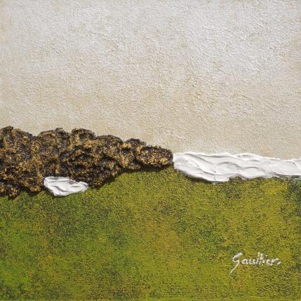 Gemälde Sur la lande von Gaultier Dominique | Gemälde Materialismus Acryl, Holz Natur, Pop-Ikonen