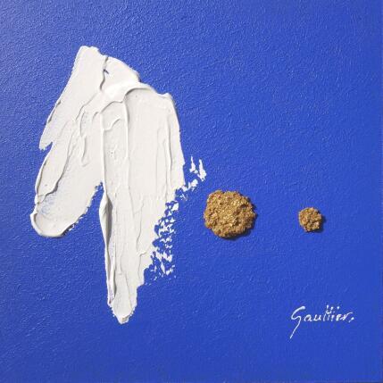 Painting Voyage en bleu by Gaultier Dominique | Painting Subject matter Acrylic, Wood Minimalist