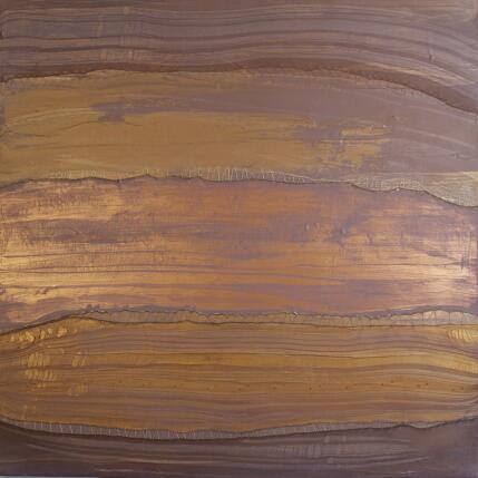 Peinture Empyrée A-2 par Settimia Taroux | Tableau Abstrait Acrylique, Textile Paysages