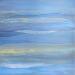 Painting Rivage A-1 by Settimia Taroux | Painting Abstract Marine Acrylic Textile