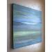 Painting Rivage A-1 by Settimia Taroux | Painting Abstract Marine Acrylic Textile