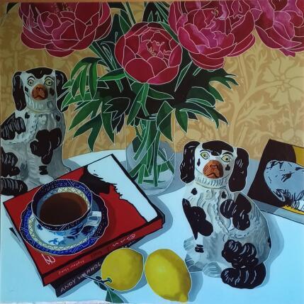 Peinture Nicolas préférait Menton, Francos était plutôt Monaco par Auriol Philippe | Tableau Figuratif Acrylique, Plexiglas, Posca Natures mortes