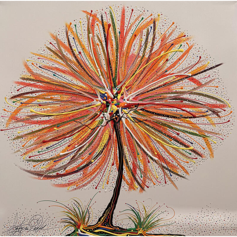 Peinture Paix et soleil par Fonteyne David | Tableau Figuratif Acrylique