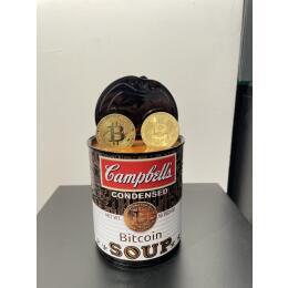 Sculpture Bitcoin Soup by TED | Sculpture Pop-art Pop icons