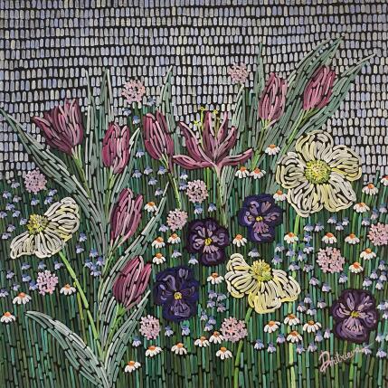 Peinture Spring flowers  par Dmitrieva Daria | Tableau Impressionnisme Acrylique Nature