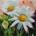 Peinture Wild daisies par Lunetskaya Elena | Tableau Figuratif Huile