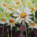 Peinture Chamomiles par Lunetskaya Elena | Tableau Figuratif Huile