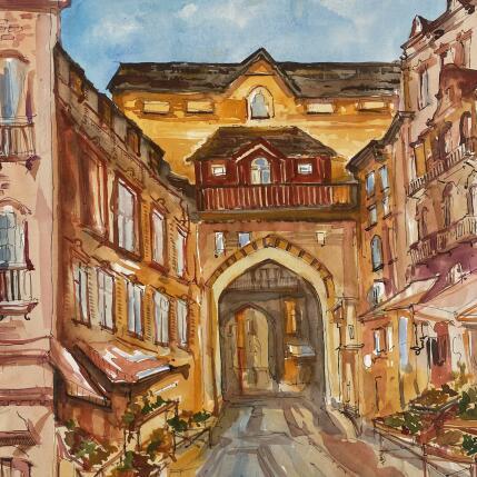 Painting Vieux Marché by Sorokopud Angelina | Painting