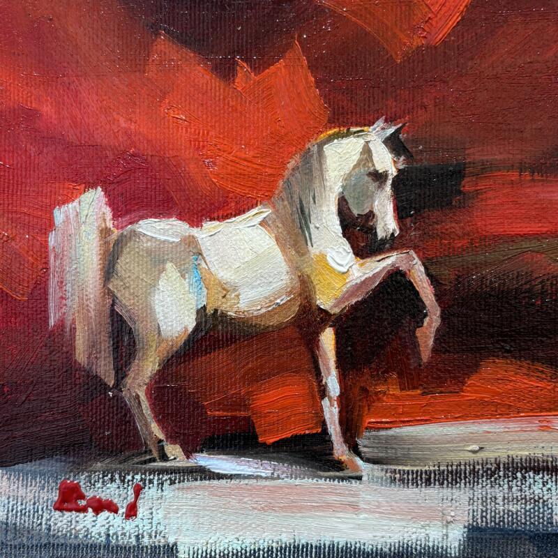 Painting Radiating Charisma by Bond Tetiana | Painting Figurative Oil