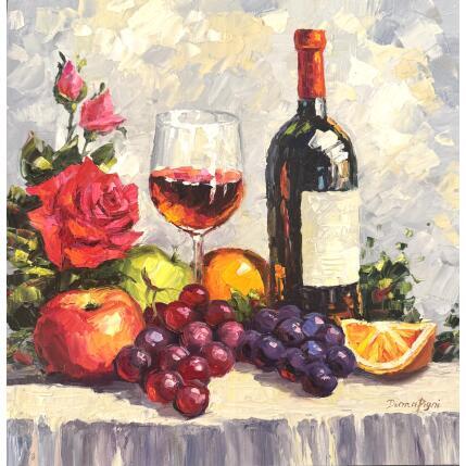 Peinture A Relaxing Evening After a Hard Day par Pigni Diana | Tableau Figuratif Huile