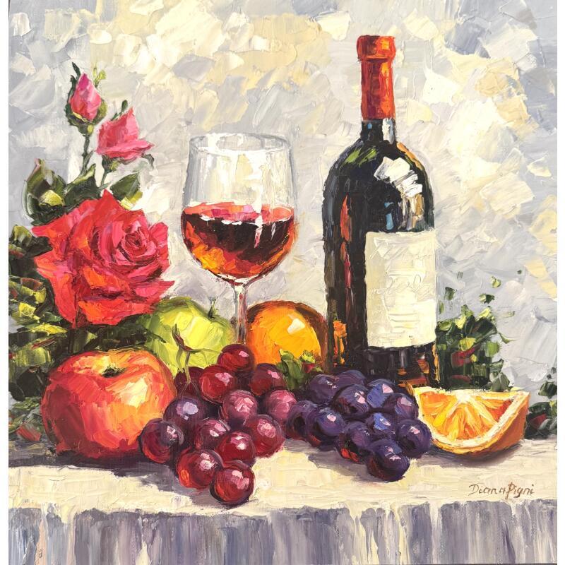 Painting A Relaxing Evening After a Hard Day by Pigni Diana | Painting Figurative Oil