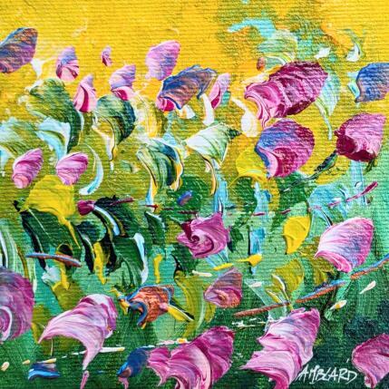 Peinture Joyeuses fleurs  par Amblard Florence | Tableau Impressionnisme Acrylique Nature