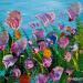 Peinture Petites fleurs  par Amblard Florence | Tableau Impressionnisme Nature Acrylique