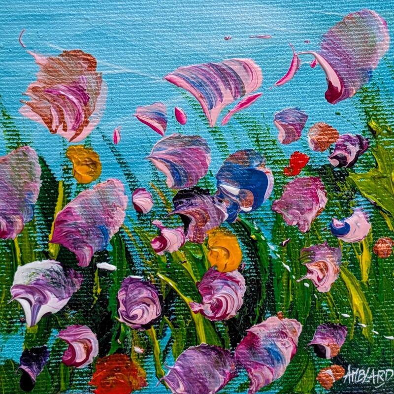 Peinture Petites fleurs  par Amblard Florence | Tableau Impressionnisme Nature Acrylique
