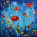 Painting Lumière bleutée by Amblard Florence | Painting Impressionism Nature Acrylic